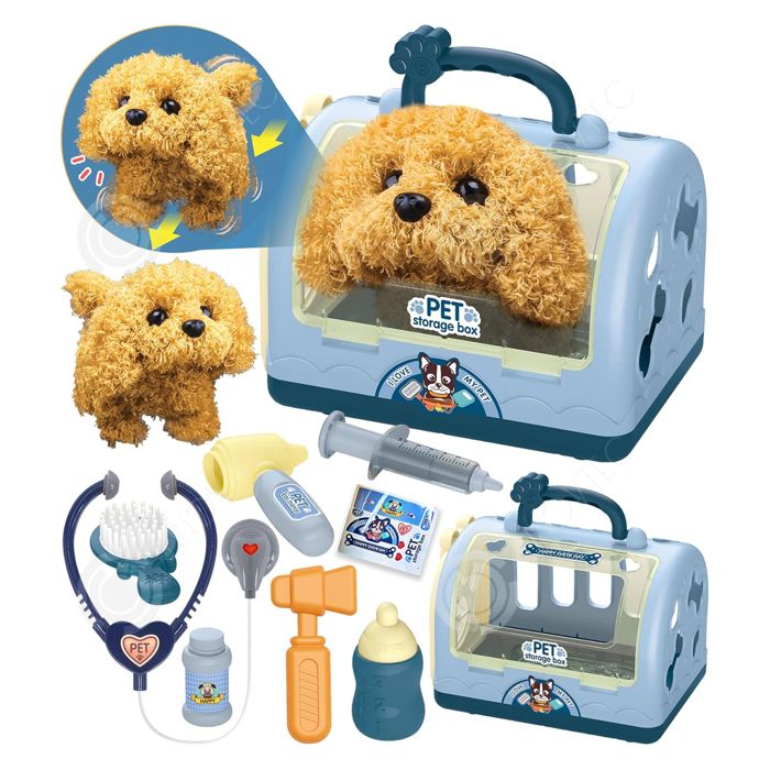 Meilleurs prix pour INN Robot chien 12 PCS chien électronique interactif jeu rôle pour enfants jouet animaux de compagnie chiot chien interactif qui