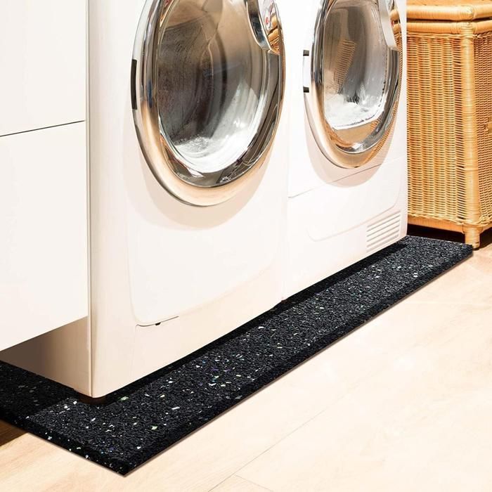 Lot De 4 Tapis Anti-vibration Pour Machine De Fitness – Caoutchouc 10x10x1 Cm, Capacité 680 Kg, Réduit Bruit Et Rayures