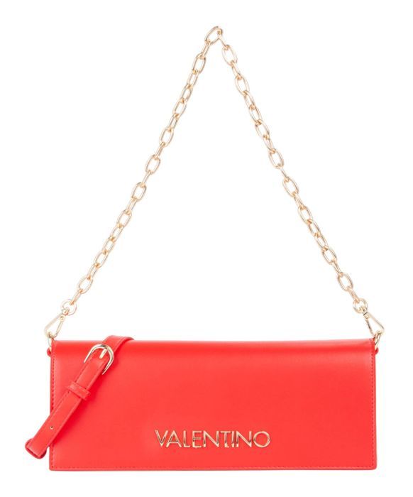 Sac Bandoulière Valentino Brixton Flap Bag - Bordeaux - Polyuréthane - Design Élégant Pour Quotidien & Occasions