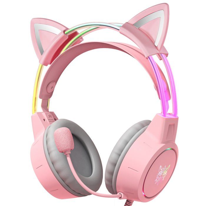 X15 PRO CAT EARS Casque Gaming RGB Micro Haute Sensibilité Neuf - vue 4