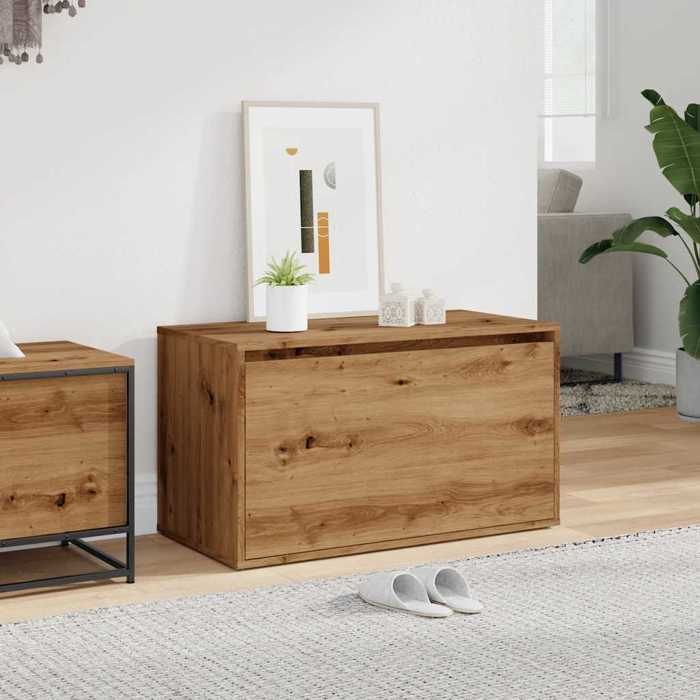 Elégant Banc dentrée 80x40x45 cm - chêne artisanal - bois dingénierie &2191014