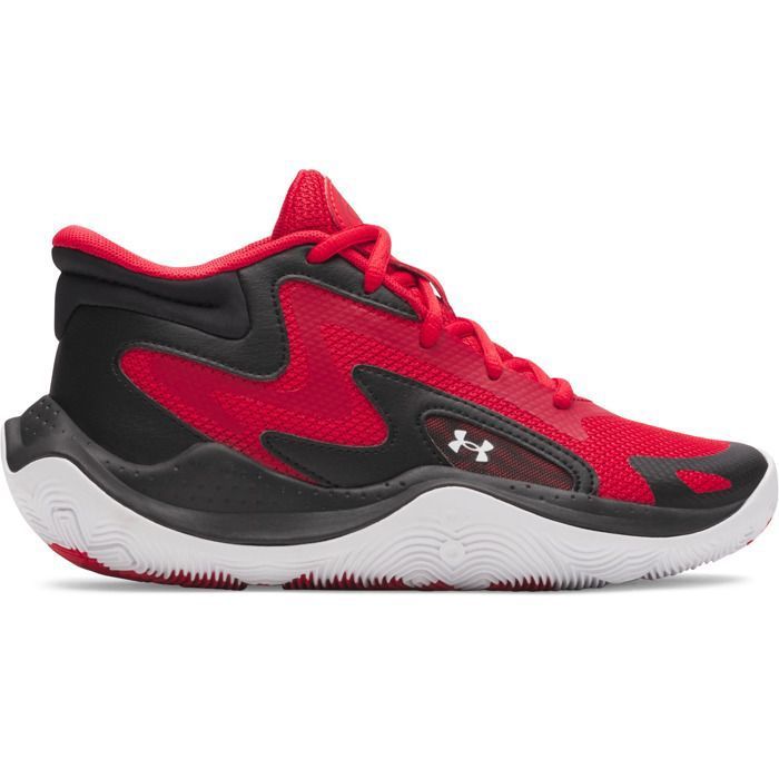 Under Armour Jet 25 Junior - Chaussures indoor basketball rouge