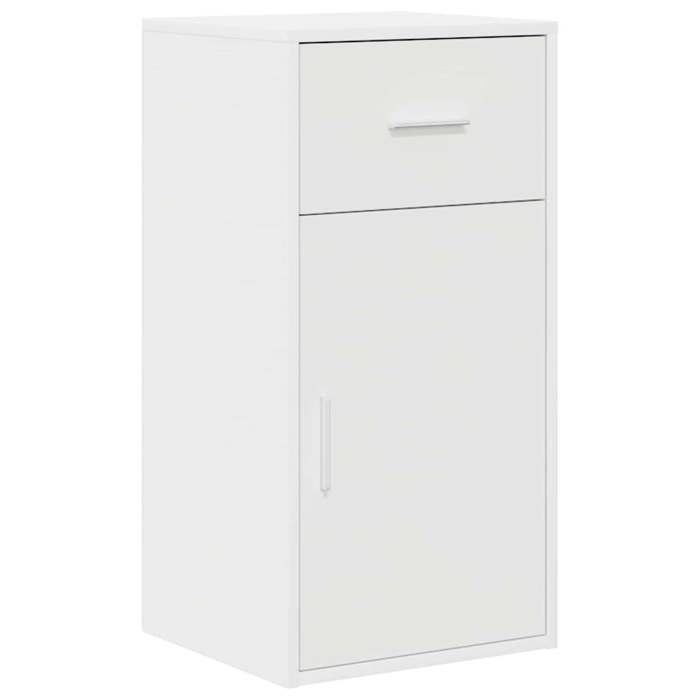 Luxueux Best*Buffet de couloir - Meuble Étagère pour rangement de cuisine/salon - avec tiroir Blanc 38x345x75 cm - Bois