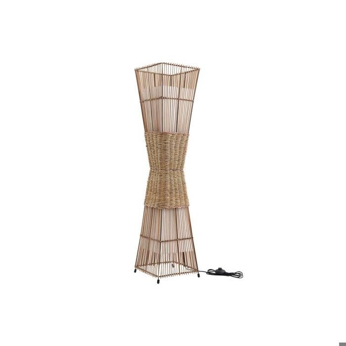 Lampadaire salon - Lindby - lampe sur pied - Bambou - 30 x 30 x 130 cm - bois