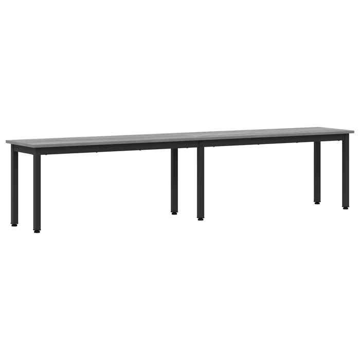 Banc dintérieur - vidaXL - banc intérieur - bois dingénierie - gris sonoma - 200 x 35 x 45 cm{nhx29b}