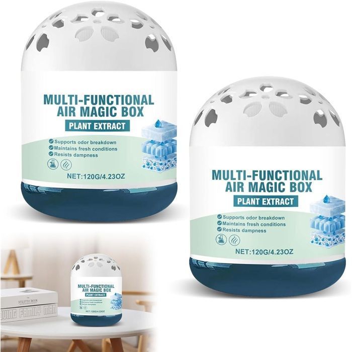 Purificateur d’Air Naturel 2 Boîtes Air Magics Box Purificateur Dair