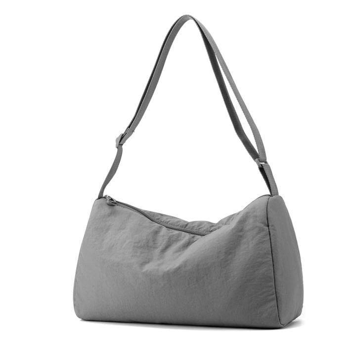 Petit sac de sport pour femme petit sac de sport imperméable grande capacité résistant à lusure et couche intégrée gris