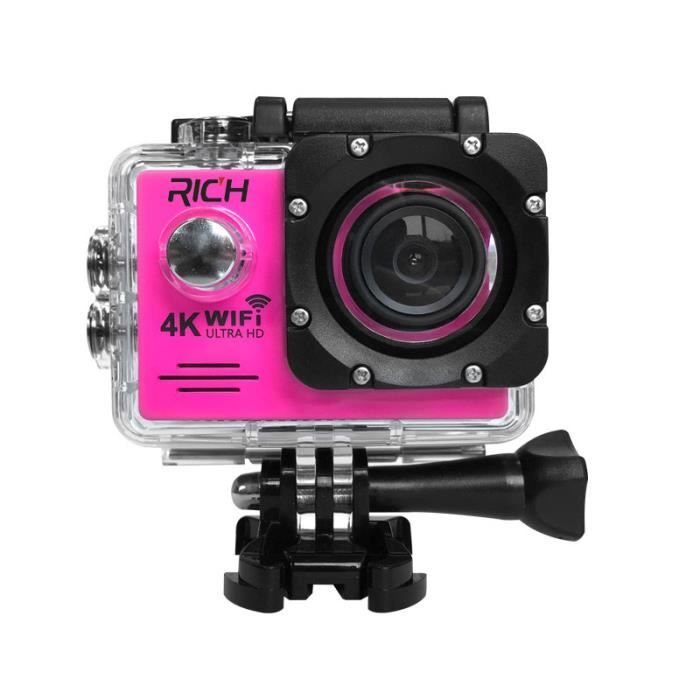 Caméra de Cyclisme Multifonctionnelle 4K 60FPS, Étanche à la Pluie