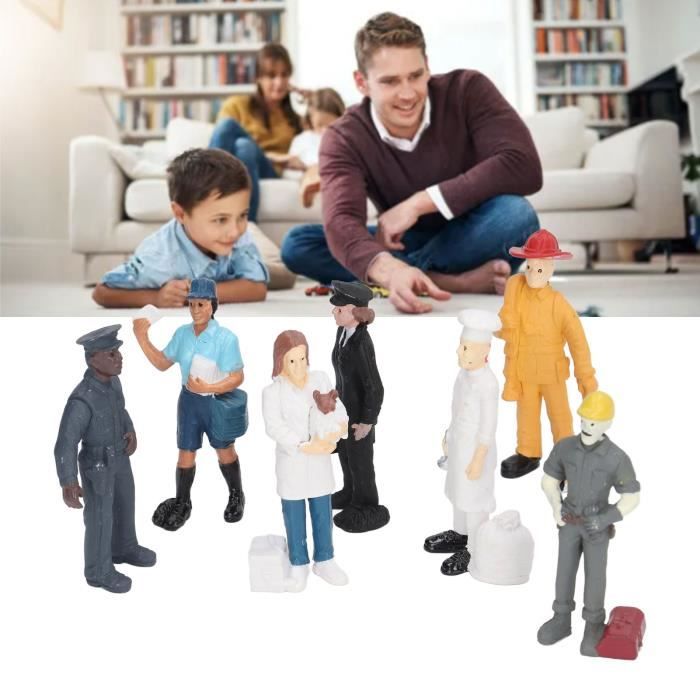 Figurines De Berger Fermier Réalistes - 15-30 G - Pour Trains Miniatures - PVC Peint Main - Décor De Gare