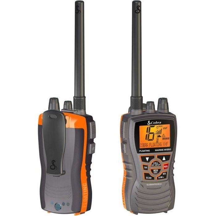 COBRA Radio VHF Marine Portable MR HH 350 - Cdiscount Téléphonie