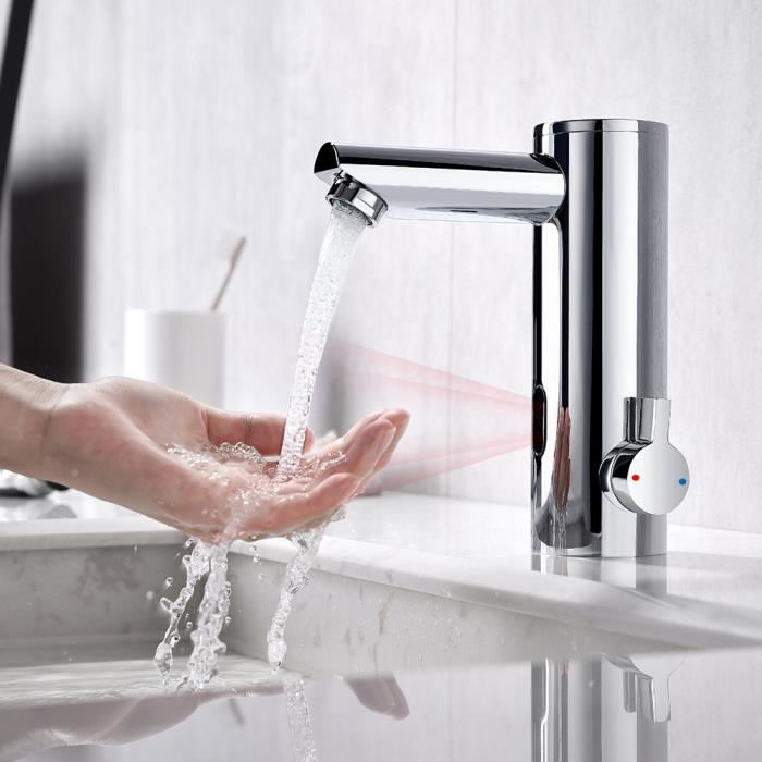 Moderne Design Robinet Termostatique Mitigeur Salle Bain Douche Chrome Sanlingo