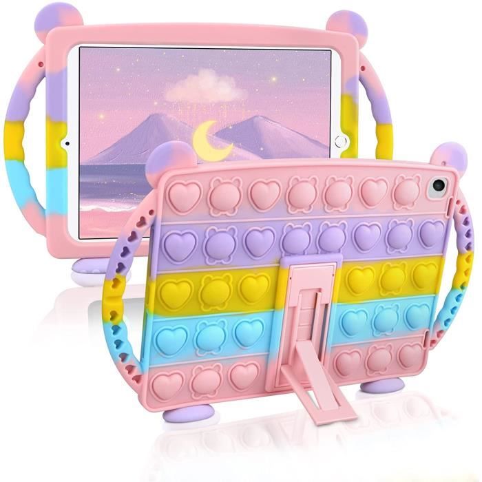 Coque iPad Pro 12.9 (2020 Version, 4th Generation) Housse Enfant Tablette  Étui de Protection Antichoc avec Support/ Poignée -bleu - Cdiscount  Informatique