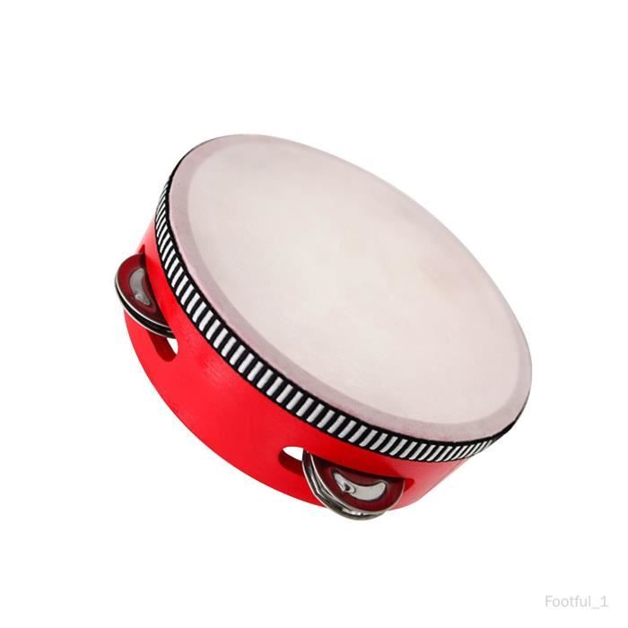 Garosa Tambour Djembe Tambour africain 12,7 cm Djembe en bois Instrument de  percussion à la main Son net pour enfants adultes - Cdiscount Auto