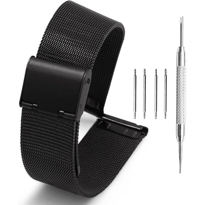 Bracelet De Montre 14Mm 16Mm 18Mm 20Mm 22Mm 24Mm Pour Homme Et