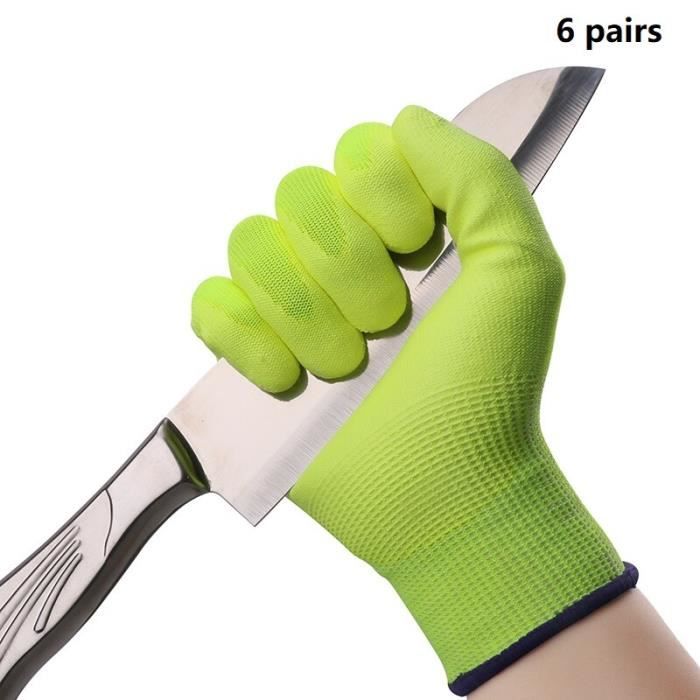 Gants Anti-coupure OKAWADACH Niveau 5 - Pour Cuisine, Boucherie, Jardinage