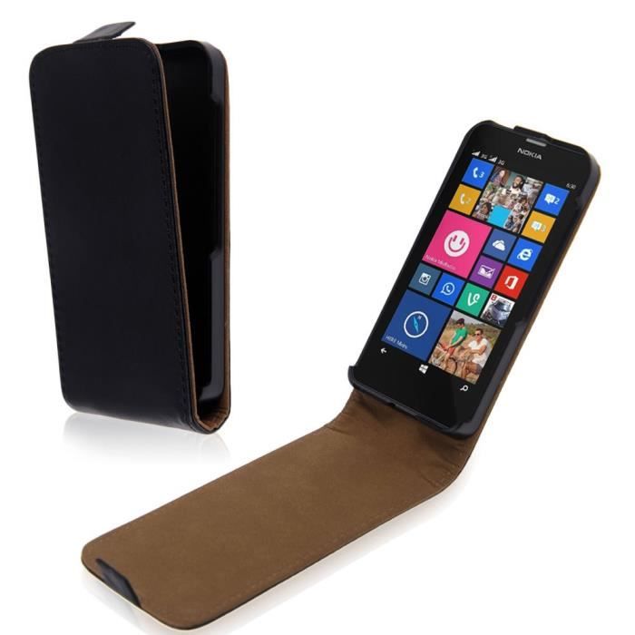 ETUI COQUE NOIR NOKIA LUMIA X - Téléphonie