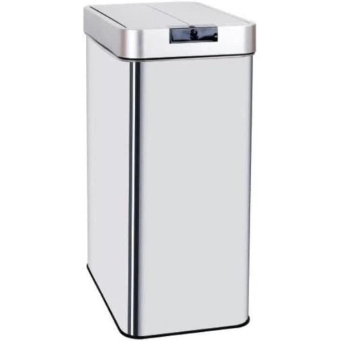 Poubelle De Cuisine à Ouverture Automatique Kitchen Move Silverlake Inox 70 L