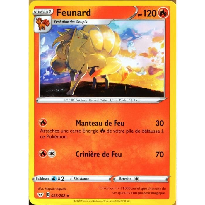 Carte Pokemon 23 2 Feunard Eb01 Epee Et Bouclier 1 Neuf Fr Cdiscount Jeux Jouets