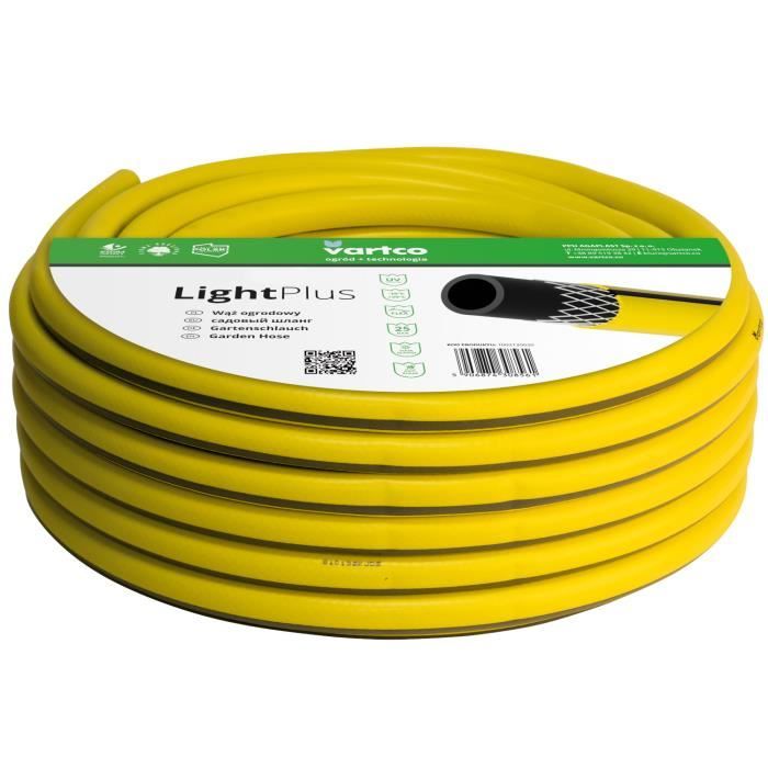 Tuyau de jardin Vartco Light Plus 3/4 50m 3 couches pour arrosage