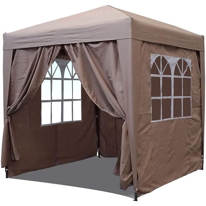Parois Latérales Tonnelle QUICK STAR 3x4m | Lot De 4 Avec Moustiquaire