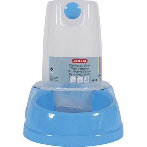 Distributeur Deau 15 Litres Bleu Pour Chat Et Chienzolux
