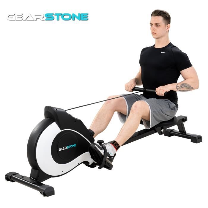 Rameur à Air avec 8 Niveaux de Résistance Magnétique ISE - HOME FIT TRAINING