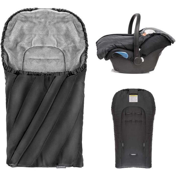 Chancelière Bébé Cosy Orteils Pour Buggy Chancelière Universelle Doublée  Polaire Siège Auto Chancelière Coupe-Vent Pour Bébé Adaptée À La Poussette  Sac De Couchage Bébé Gris