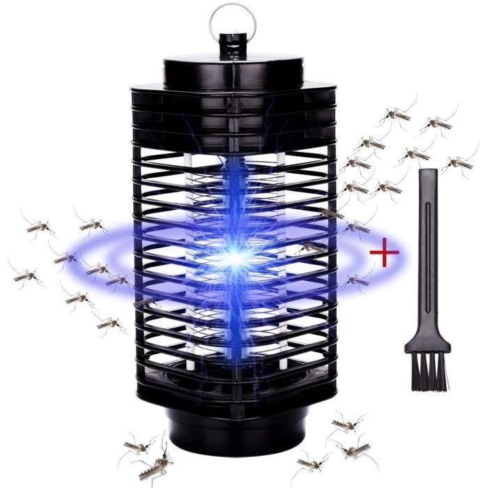 LAMPE ANTI wolketon Lampe Anti Moustique &Eacute lectrique UV Portable Tue Mouches Destructeur D Insectes 3W 30㎡ sans Radiati65