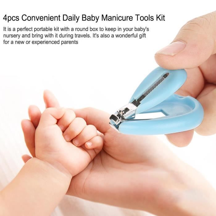 Fdit Ciseaux A Ongles Bebe 4 Pieces Pratique Quotidien Bebe Coupe Ongles Ciseaux Ongles Fichier Pince A Epiler Manucure Kit Cdiscount Au Quotidien
