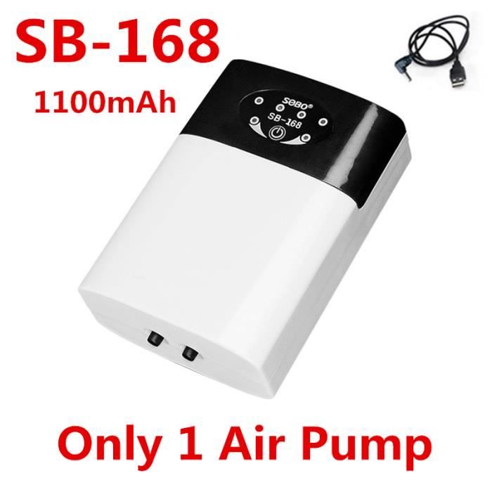 Pompe à Oxygène Portable Pour Pêche - Modèle AP-1102 - Double Vitesse - Étanche - Alimentation Batterie 1,5V - Pour Aquarium Et Seau à Appâts
