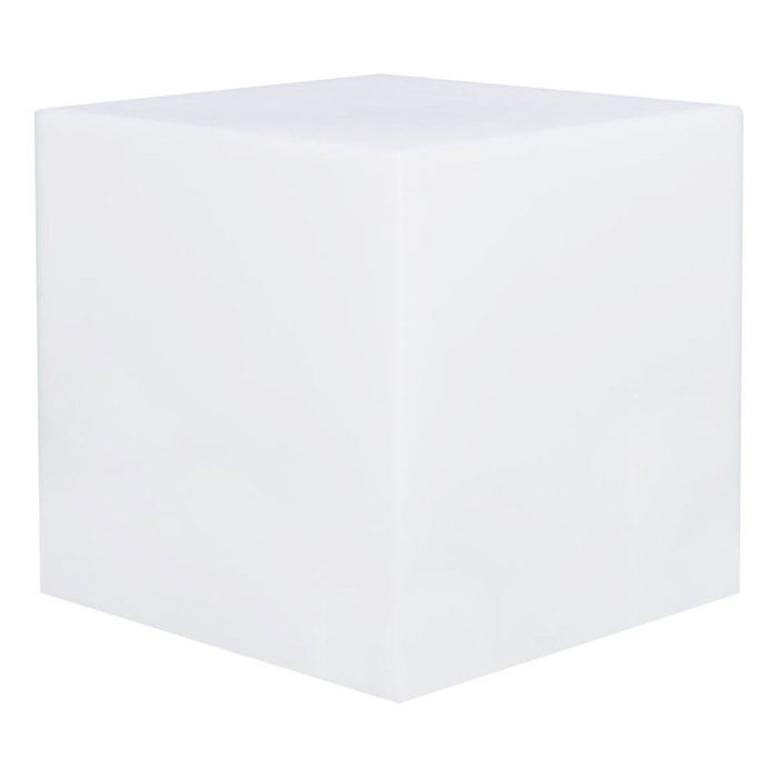 Cube lumineux / tabouret - LUMISKY - CARRY C40 - LED multicolore dimmable - Sans fil - Recharge induction - 40 cm