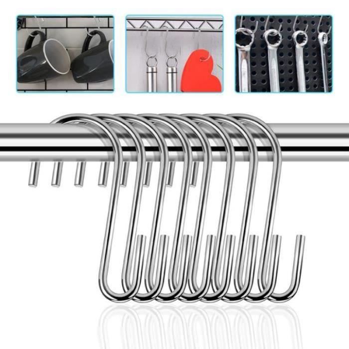 12pcs Porte-outils pour crochet de hangar, crochet de garage rack