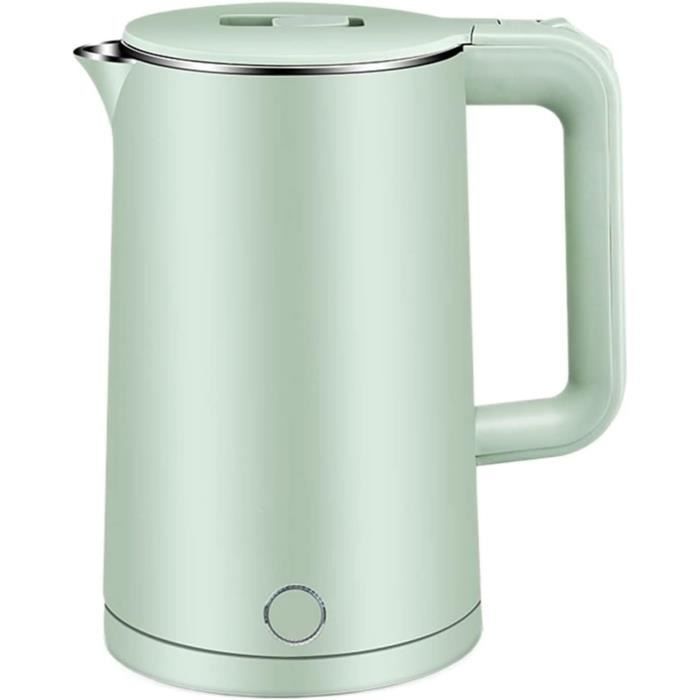 Bouilloire électrique inox 1,8L sans fil – Puissance 1500W – Arrêt automatique – Protection ébullition à sec – Indicateur de niveau d'eau – Herzberg - HG5011-SIL