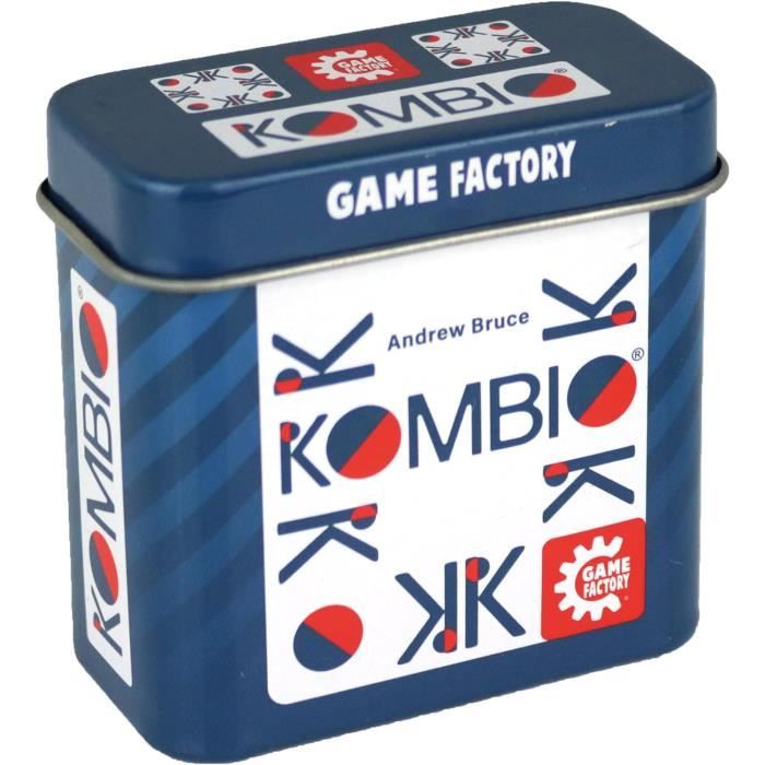Gamefactory Kwatro 646195 Mini Card Game in a Tin Practical for Children and Adults, Travel Game Gamefactory Kwatro 646195 Mini Card Game in a Tin Practical for Children and Adults, Travel Game