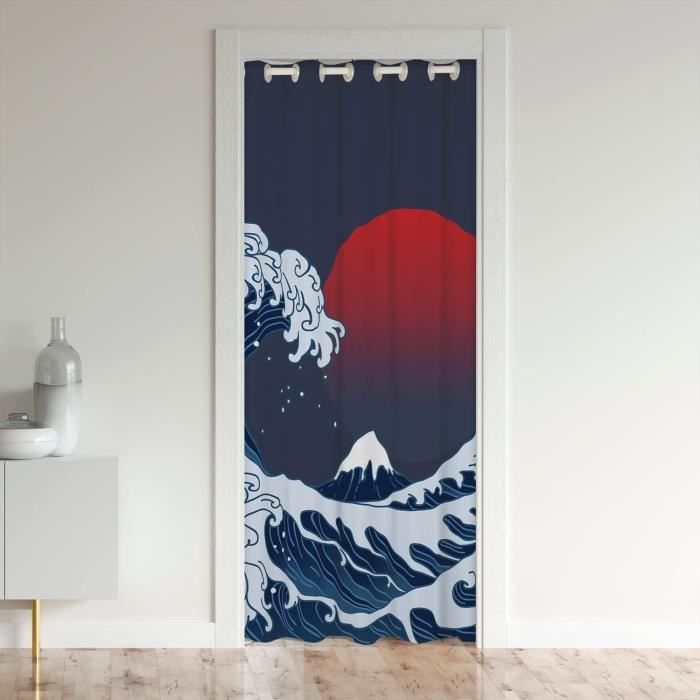 GIONAR Lot De 4 Rideaux De Porte 1 X 1,65 M - Décoration D