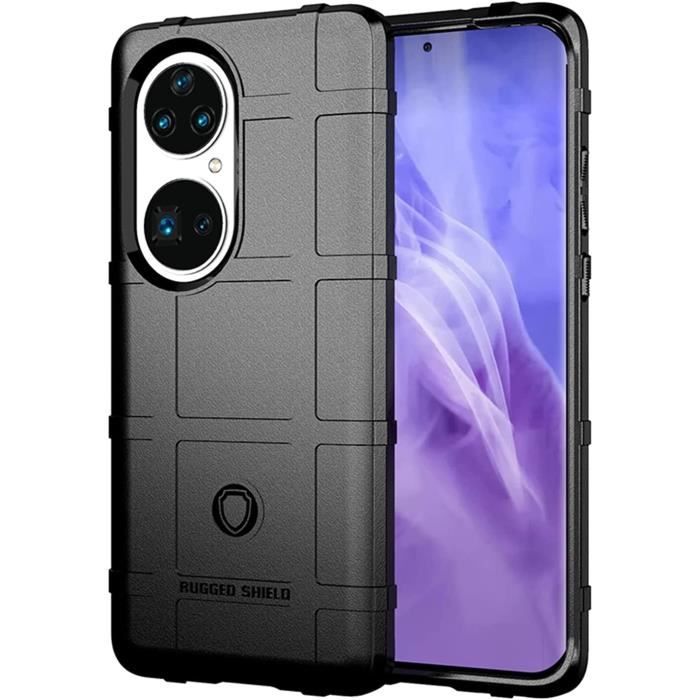 HUANGTAOLI Custodia per Huawei P50 Pro, Rinforzare la con Angoli Protettiva Silicone Trasparente Bumper Cover per Huawei P50 Pro
