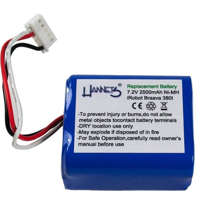 Batteria MXJFYY 10,8V 2500mAh Per IRobot Braava Jet M6 – Sostituzione Agli Ioni Di Litio Per M611020/M612880