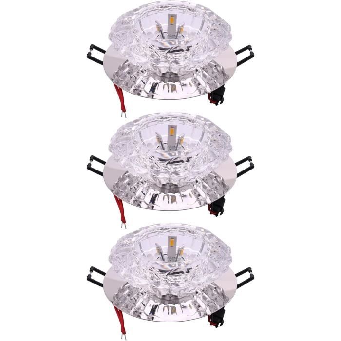 MINICLOSS Lampe de plafond créative, suspension LED ronde encastrée
