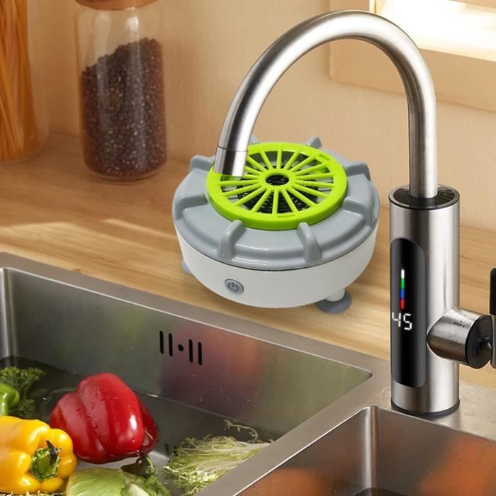 Nettoyeur De Fruits Manuel Avec Brosse - Lavage Rotatif 360° - Sans Électricité - Capacité Familiale