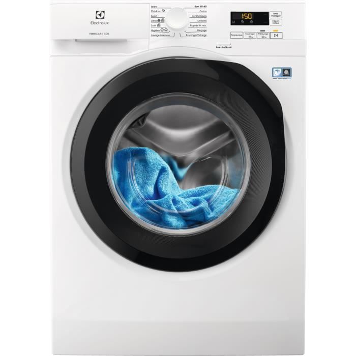 Lave-linge hublot Pose-libre TimeCare 8 kg Electrolux EW5F8145BD - Electrolux