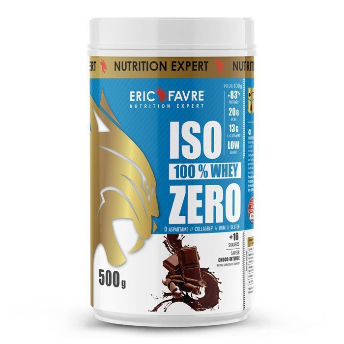 Whey isolate Eric Favre - Iso 100% Whey Zero - Choco Intense 500g ...