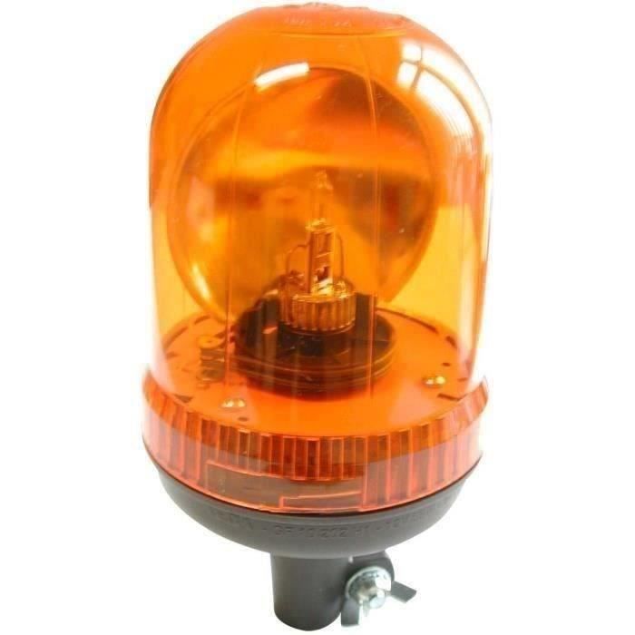 Gyrophare adaptable 12V, ampoule 55W, sur tige
