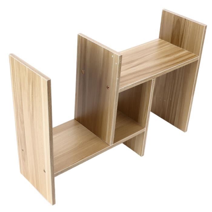 Generic Boîte de rangement de comptoir avec étagères ajustables à compartiments multiples - Noir (28*12.5*17.5cm) - Prix pas cher | CI