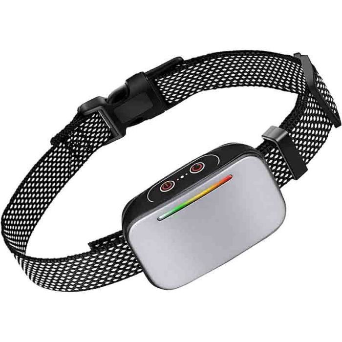 Meilleurs prix pour Collier Anti-aboiement pour Chiens, Collier Automatique avec Contrôle Intelligent des Aboiements, Modes Son/Vibration/Choc