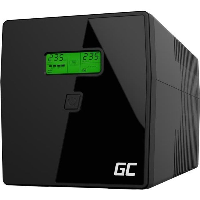 Onduleur UPS USV 1000VA 600W Alimentation d'énergie Green Cell