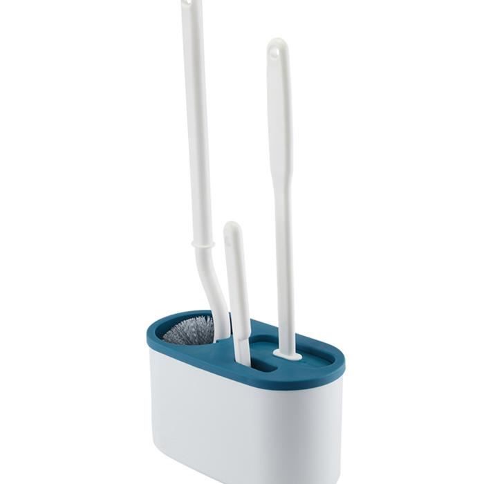KEENSO brosse de toilette et support 4 pièces ensemble de brosses pour  cuvette de toilette porte-brosse de droguerie brosse Bleu - Cdiscount  Bricolage