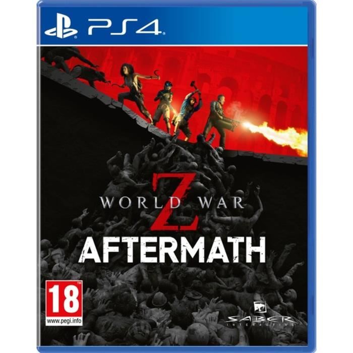 Jeu World War Z Sur PlayStation 4 - Boîte PS4, édition Française - Très Bon état