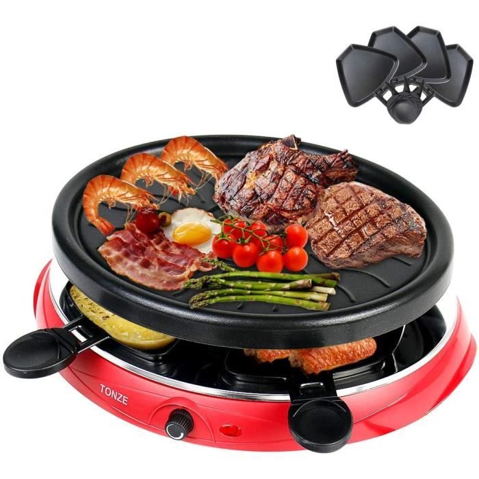 Raclette - Limics24 - 4 Personnes Appareil 2 Électrique Traditionnel