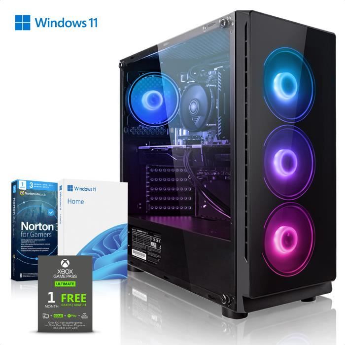  Ordinateur de bureau Megaport PC Gamer Nightfighter II Intel Core i7-9700K 8x 3,60 GHz • GeForce RTX2070 Super 8Go • 16Go DDR4 • 480 Go SSD • 1To HDD • W pas cher