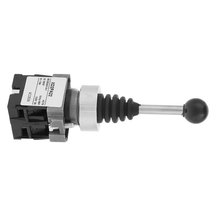 Produktbild von Joystick-Schalter 2NO, 2-Positionen, Federrückgestellt – 22 Mm, 380 V AC, Für Steuerungen Und Schaltungen